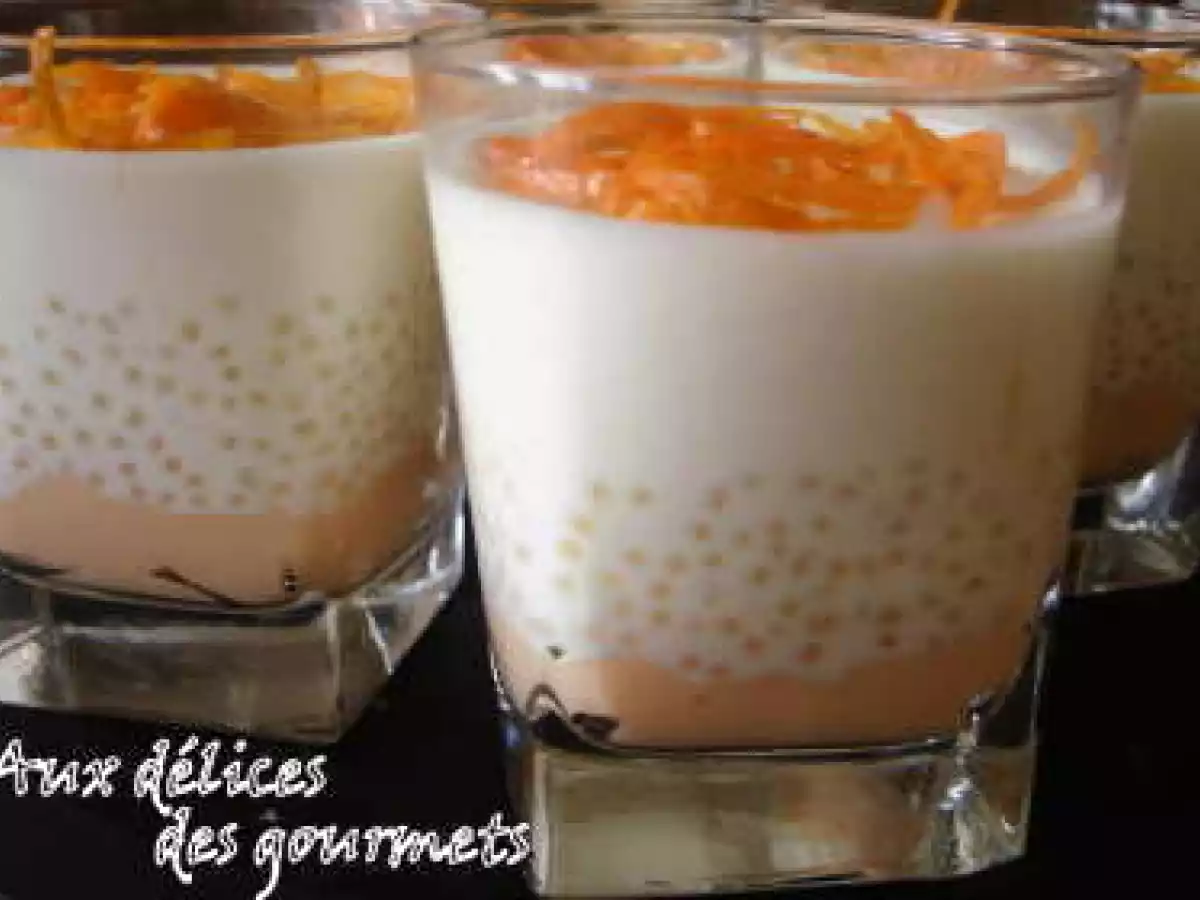 Mandarine curd et mousse au chocolat blanc