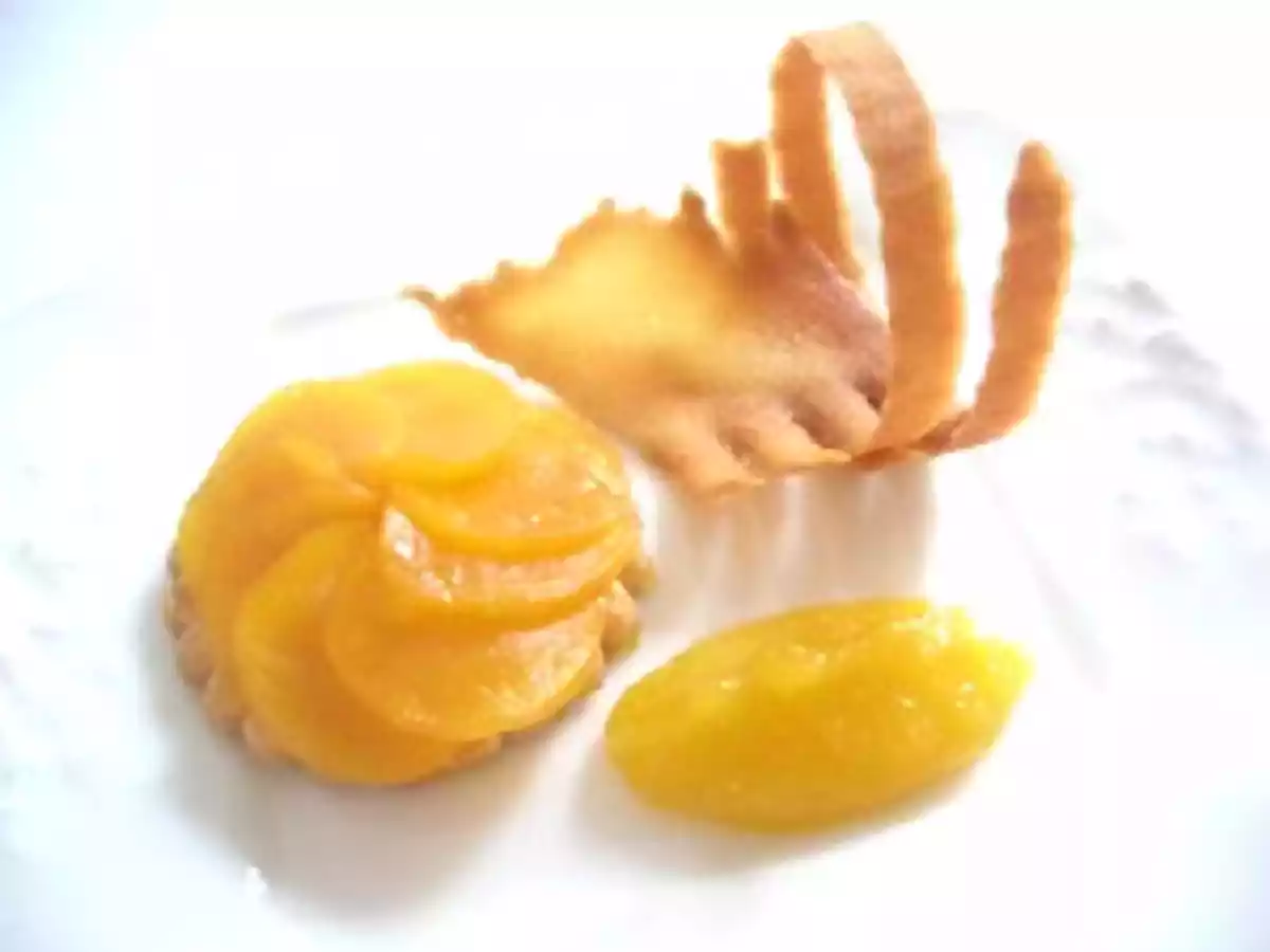 Mangue confite sur sablés, à la manière d'Anne-Sophie Pic - photo 3