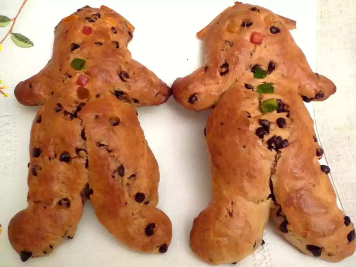 Mannele de la St Nicolas aux pépites de chocolat