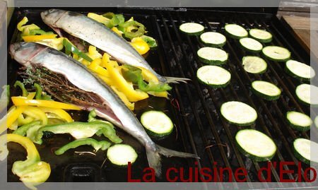 Maquereaux à la plancha et légumes du soleil - Recette Ptitchef
