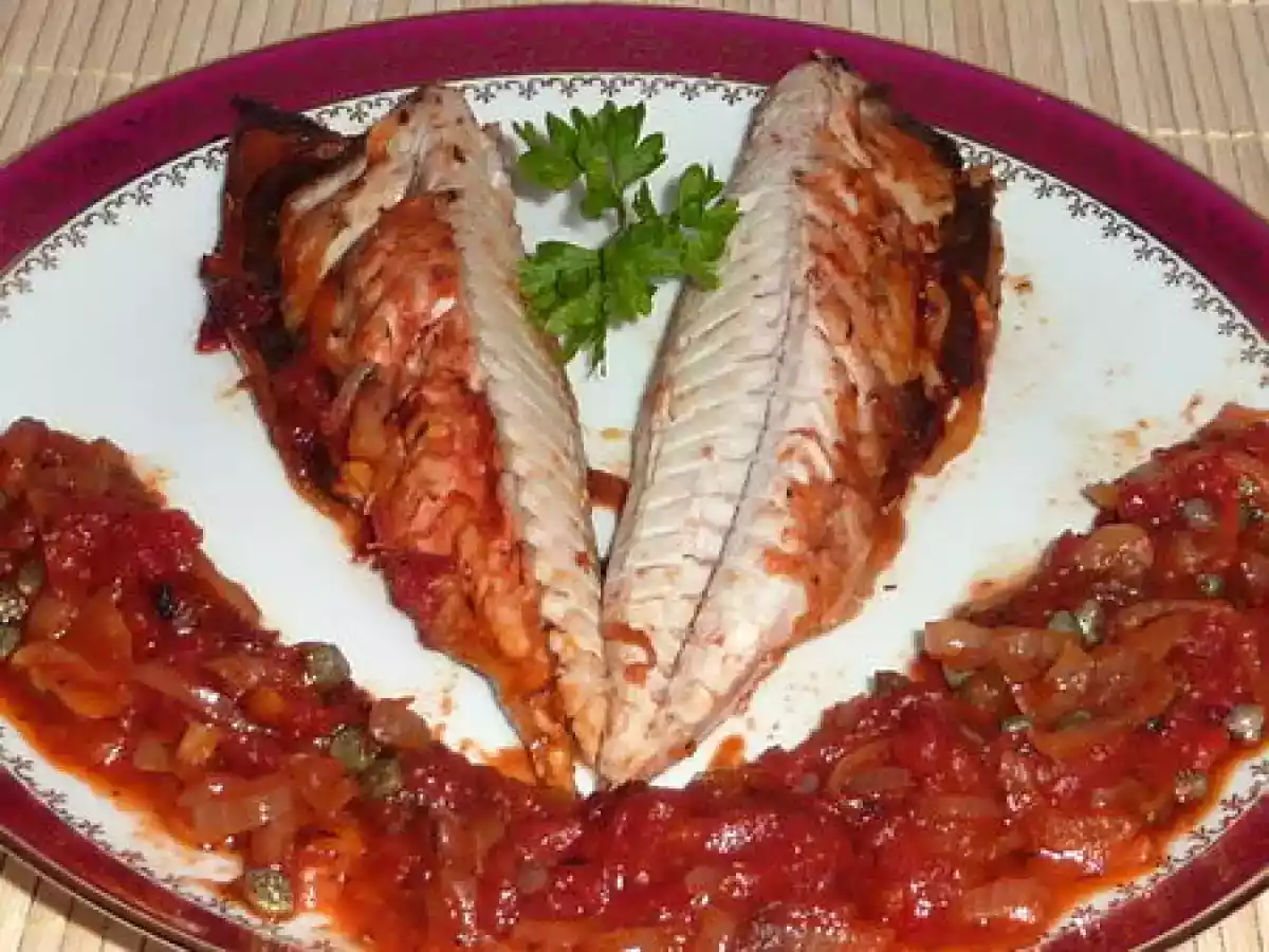 Maquereaux à la tomate et aux câpres - photo 2