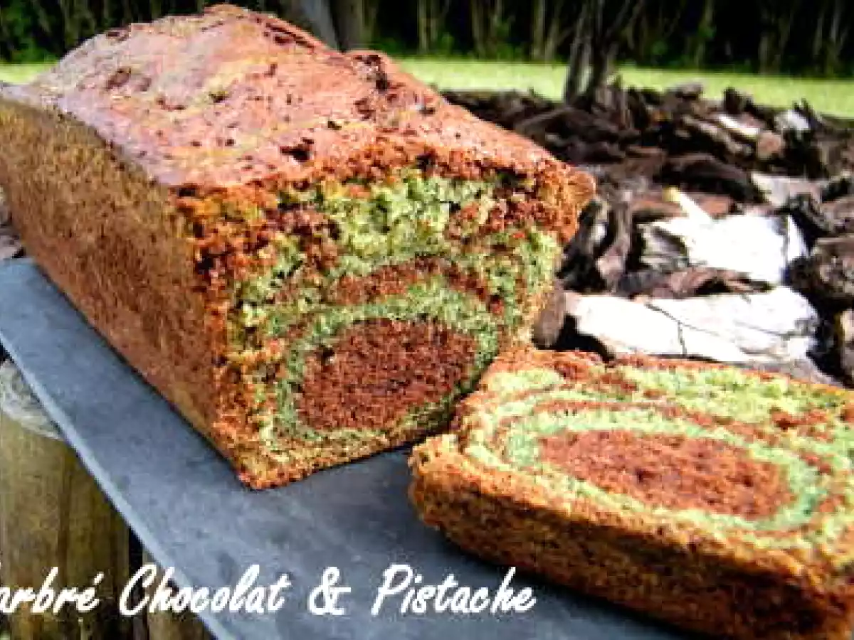 Marbré chocolat / pistache