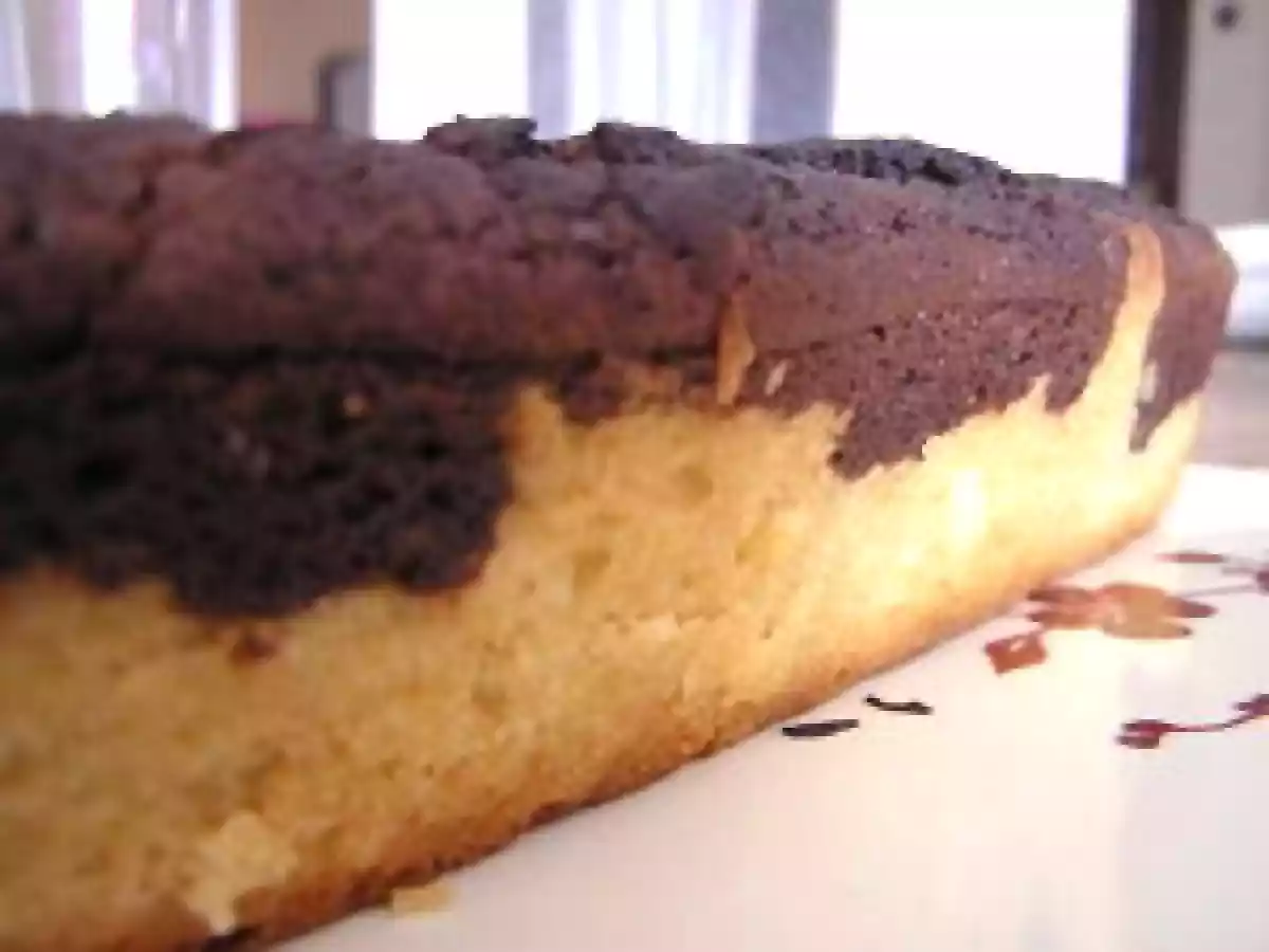 Marbré fondant amande/chocolat