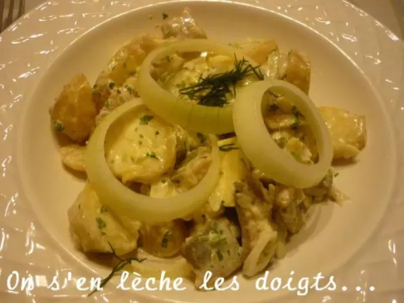 Mardi-gras: salade de harengs aux pommes de terre. - photo 2