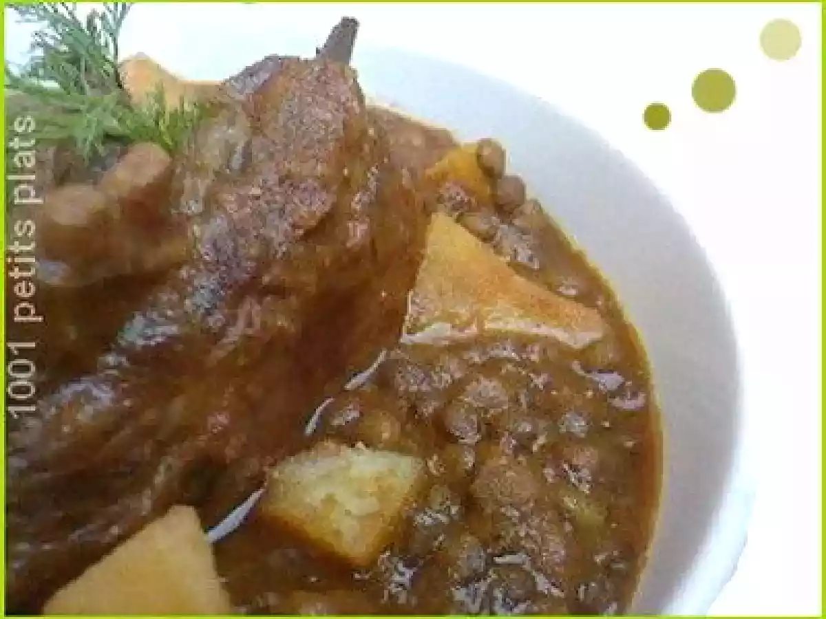 Marga lentilles et pommes de terre