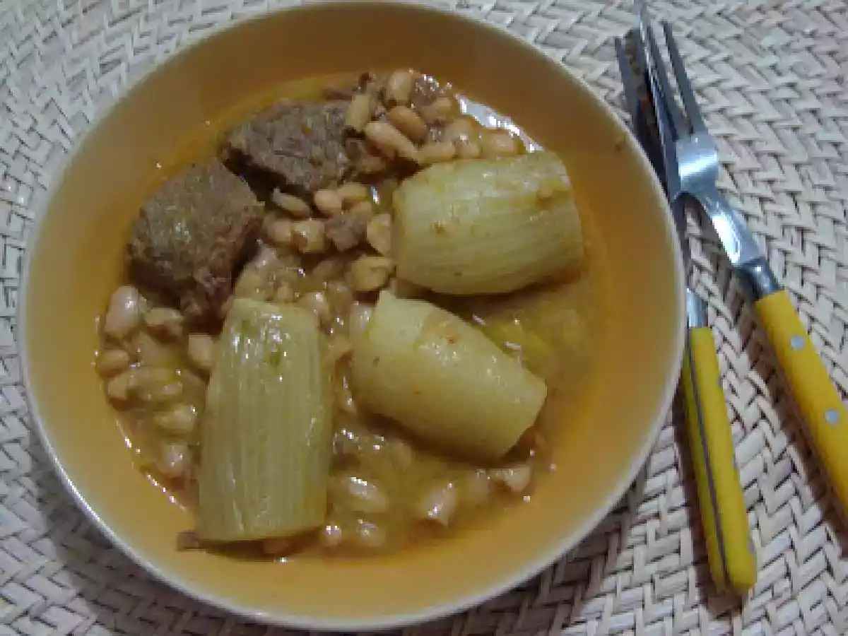 Market besbes(ragoût au fenouil)