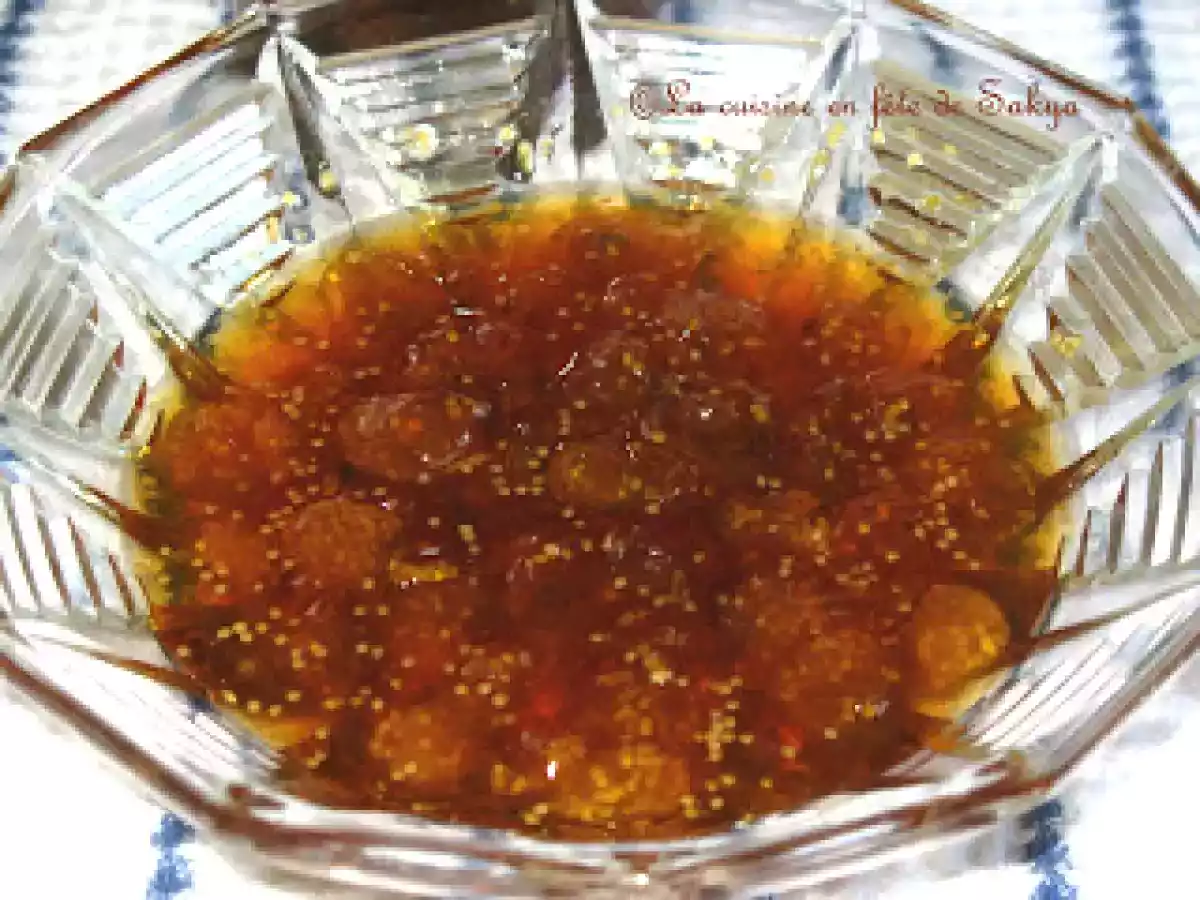 Marmelade aux cerises de terre ( Physalis )