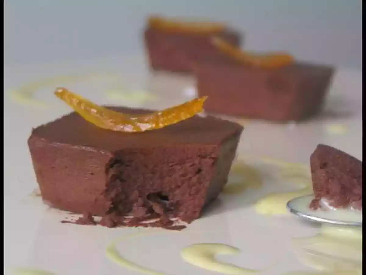 Marquise au chocolat noir