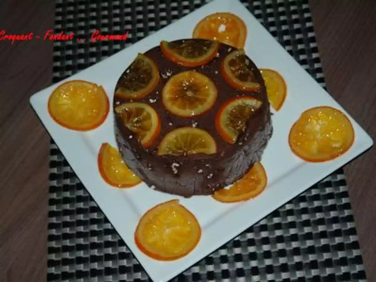 MARQUISE GLACÉE CHOCORANGE-MERINGUE