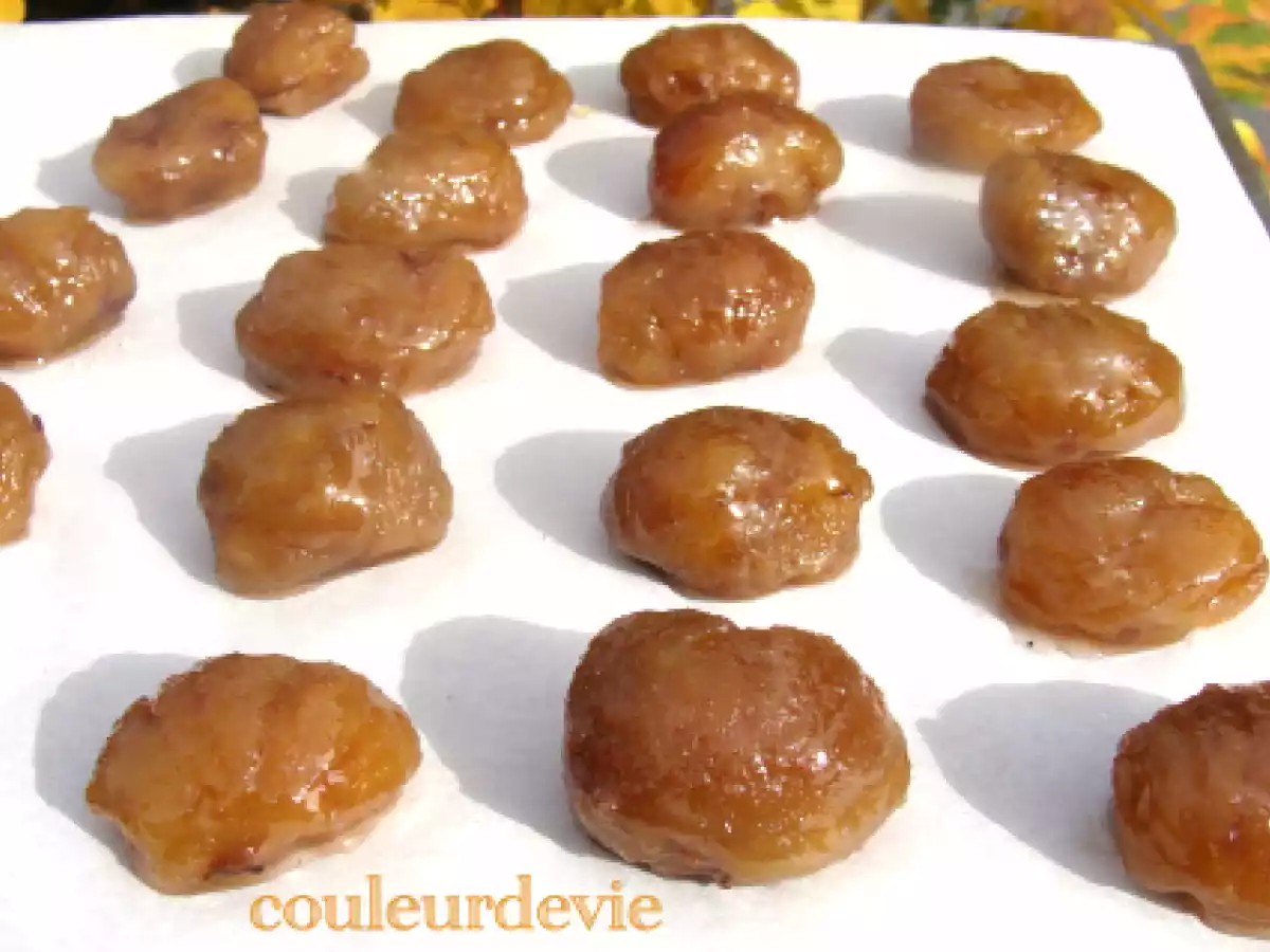 Marrons glacés maison