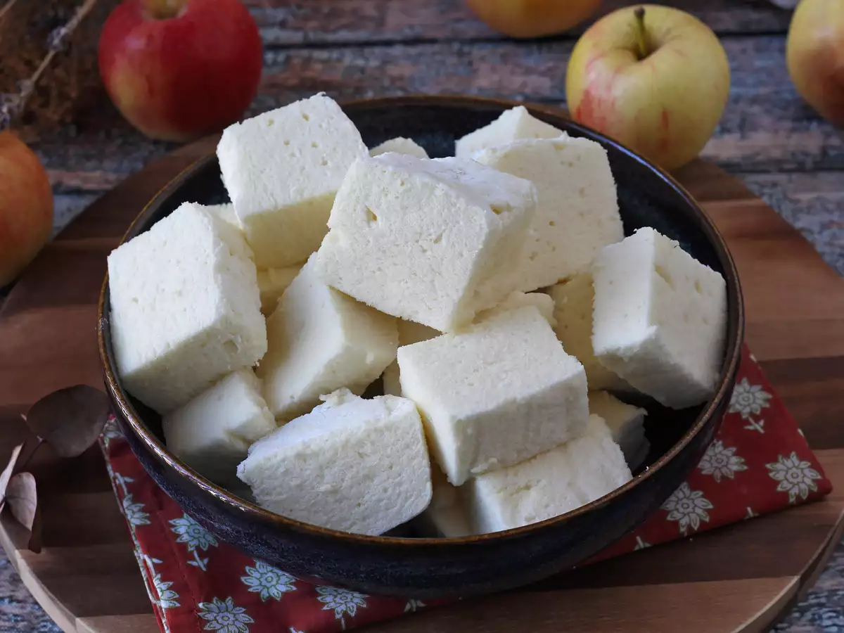 Marshmallows de pomme avec seulement 2 ingrédients!