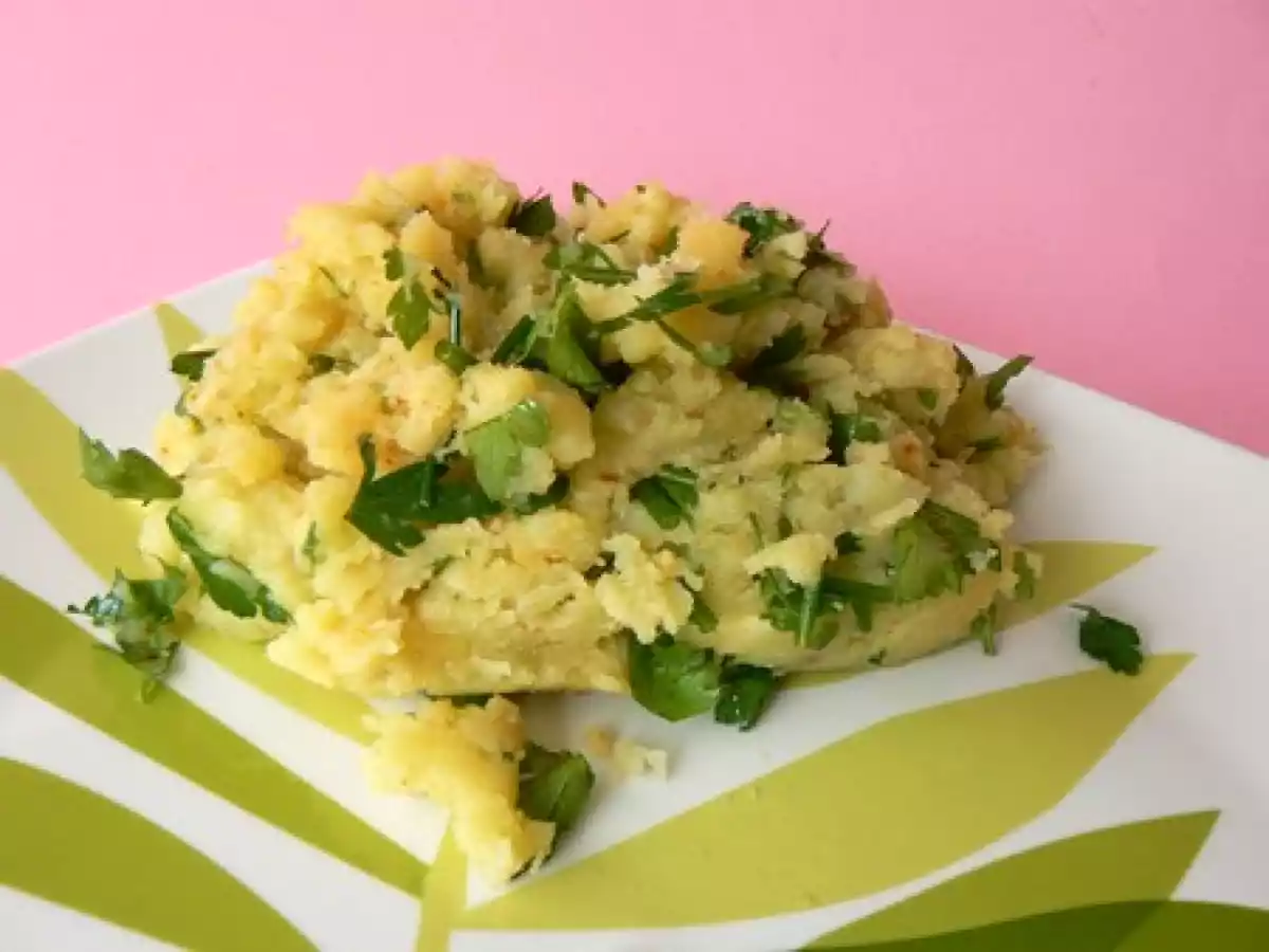 Mash de pommes de terres aux herbes