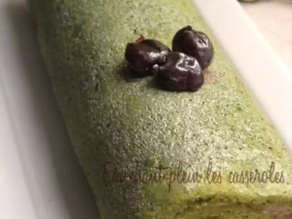 Matcha, marron, amarena : trio irrésistible pour une bûche