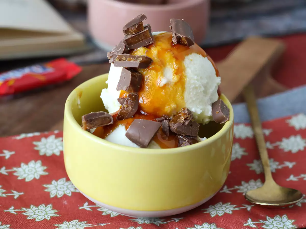 McFlurry maison daim caramel avec le Ninja Creami