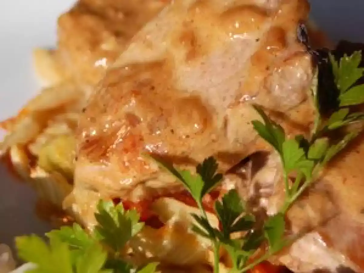 Médaillons de filet mignon, crème au porto et fenouil rôti