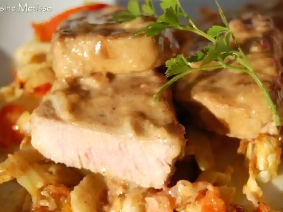 Médaillons de filet mignon, crème au porto et fenouil rôti - photo 3