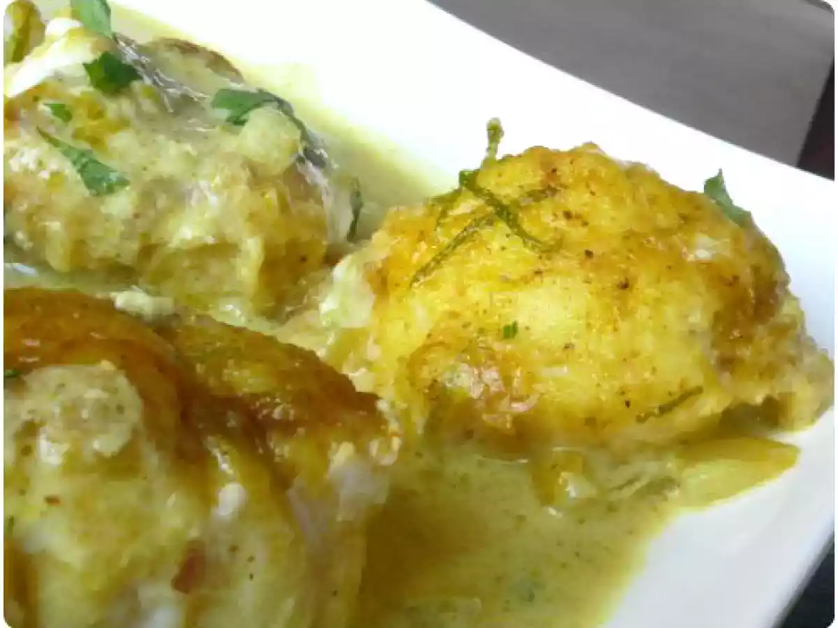 Médaillons de lotte au curry et citron vert