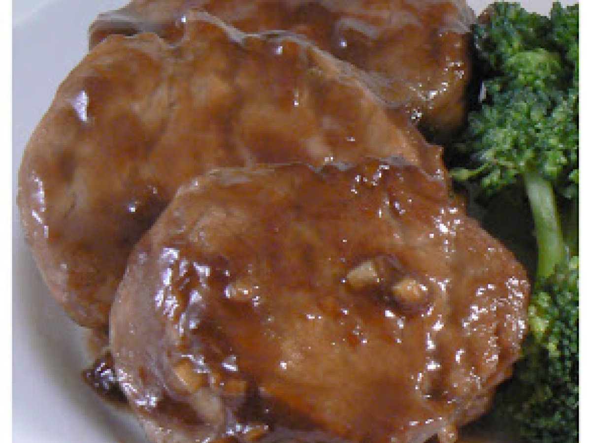 Recette de médaillons de porc au miel balsamique