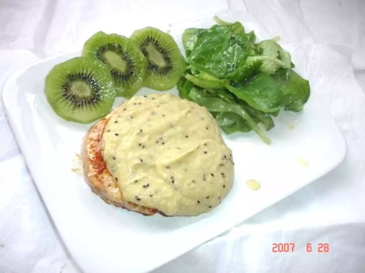 Médaillons de porc aux kiwis
