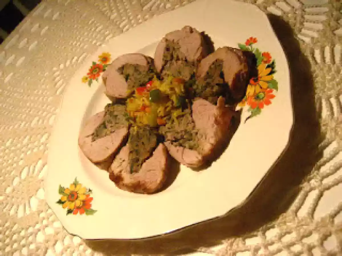 Médaillons de porc farcis aux épinards - photo 5