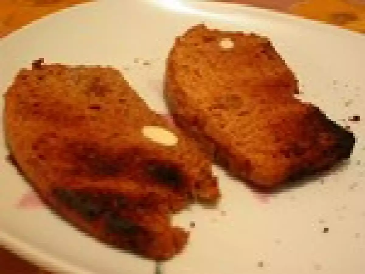 Médaillons de sole et noix de Saint-Jacques panés au pain d'épices et au vinaigre balsamique - photo 3