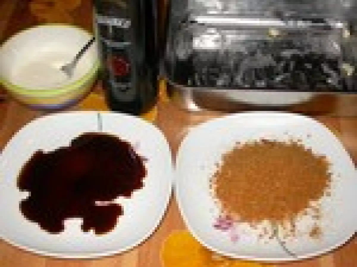 Médaillons de sole et noix de Saint-Jacques panés au pain d'épices et au vinaigre balsamique - photo 4