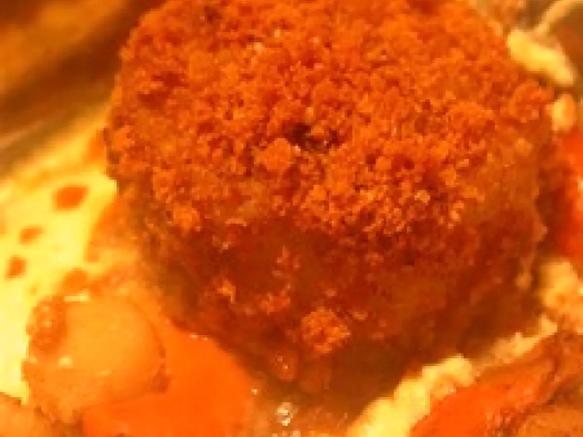 Médaillons de sole et noix de Saint-Jacques panés au pain d'épices et au vinaigre balsamique - photo 7