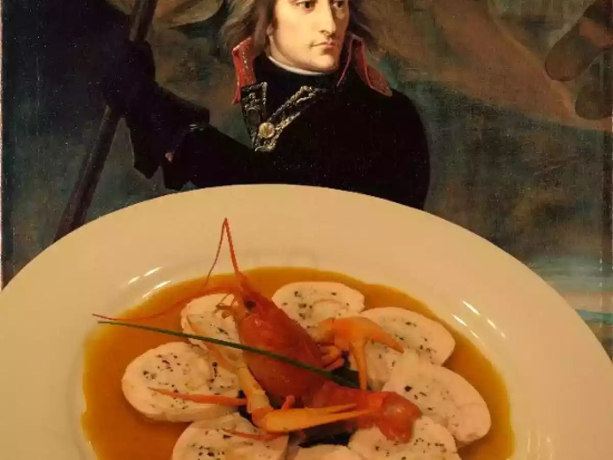 Médaillons de Volaille aux Ecrevisses, façon Bonaparte