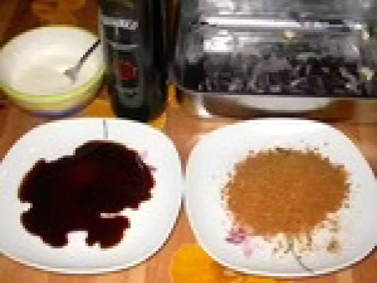 Médaillons Sole et Noix de St Jacques panés au Pain d'Epices et au vinaigre Balsamique - photo 4