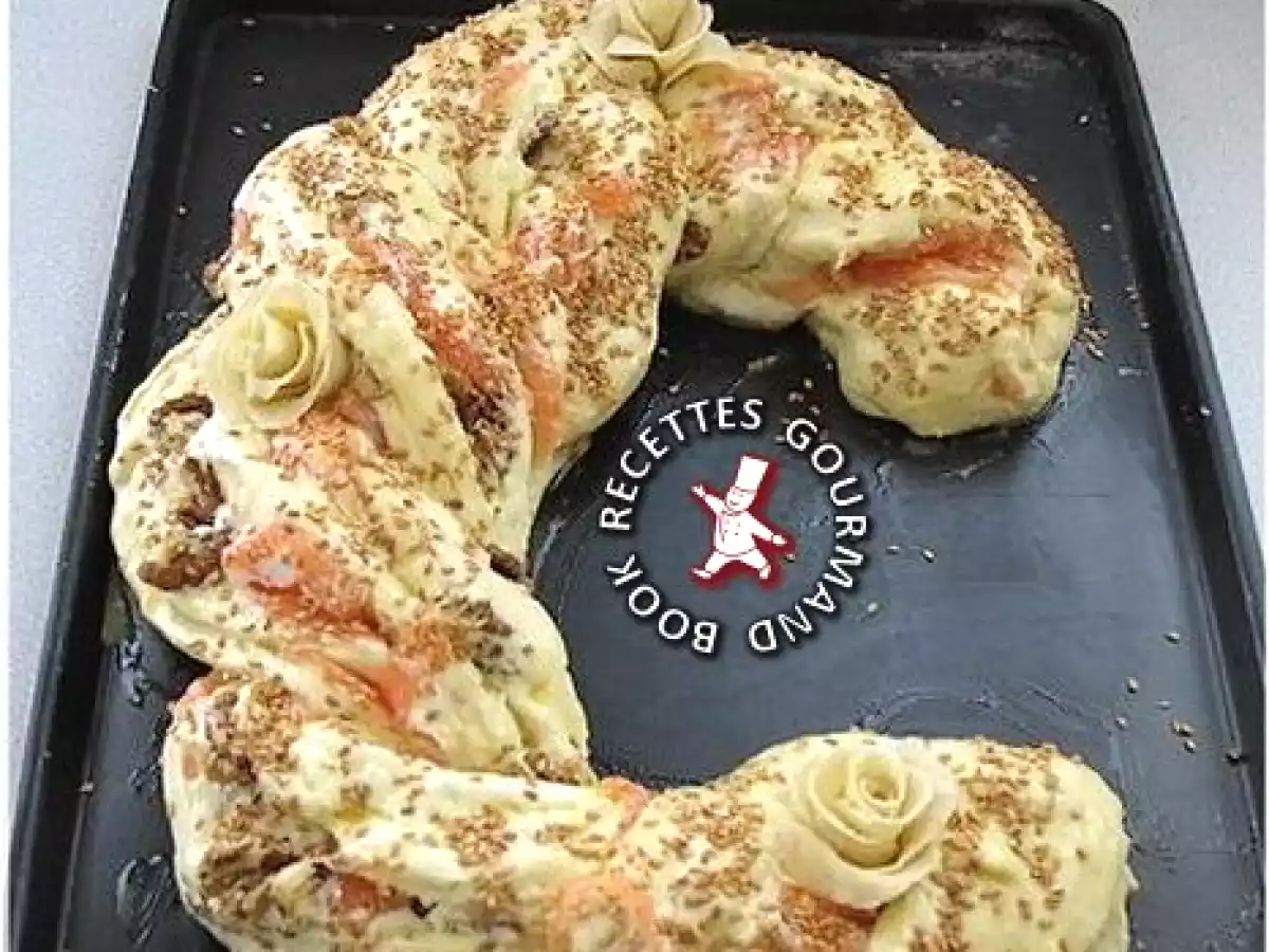 Méga tresse au saumon fumé