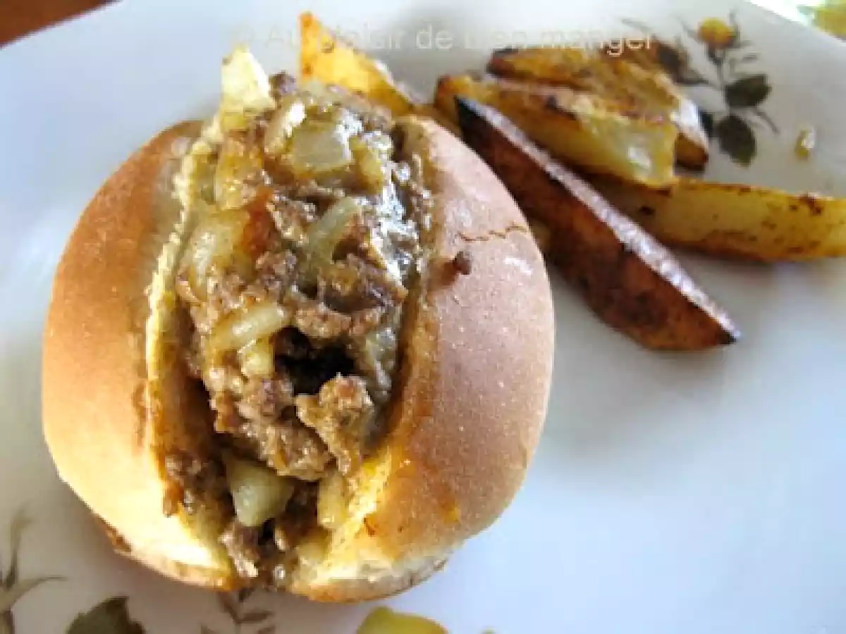 Mélange Gumbo: pain farcis à la viande