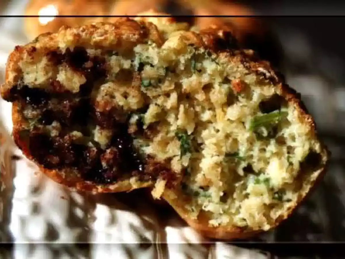 Menthe fraîche et chocolat pour des muffins d'avoine