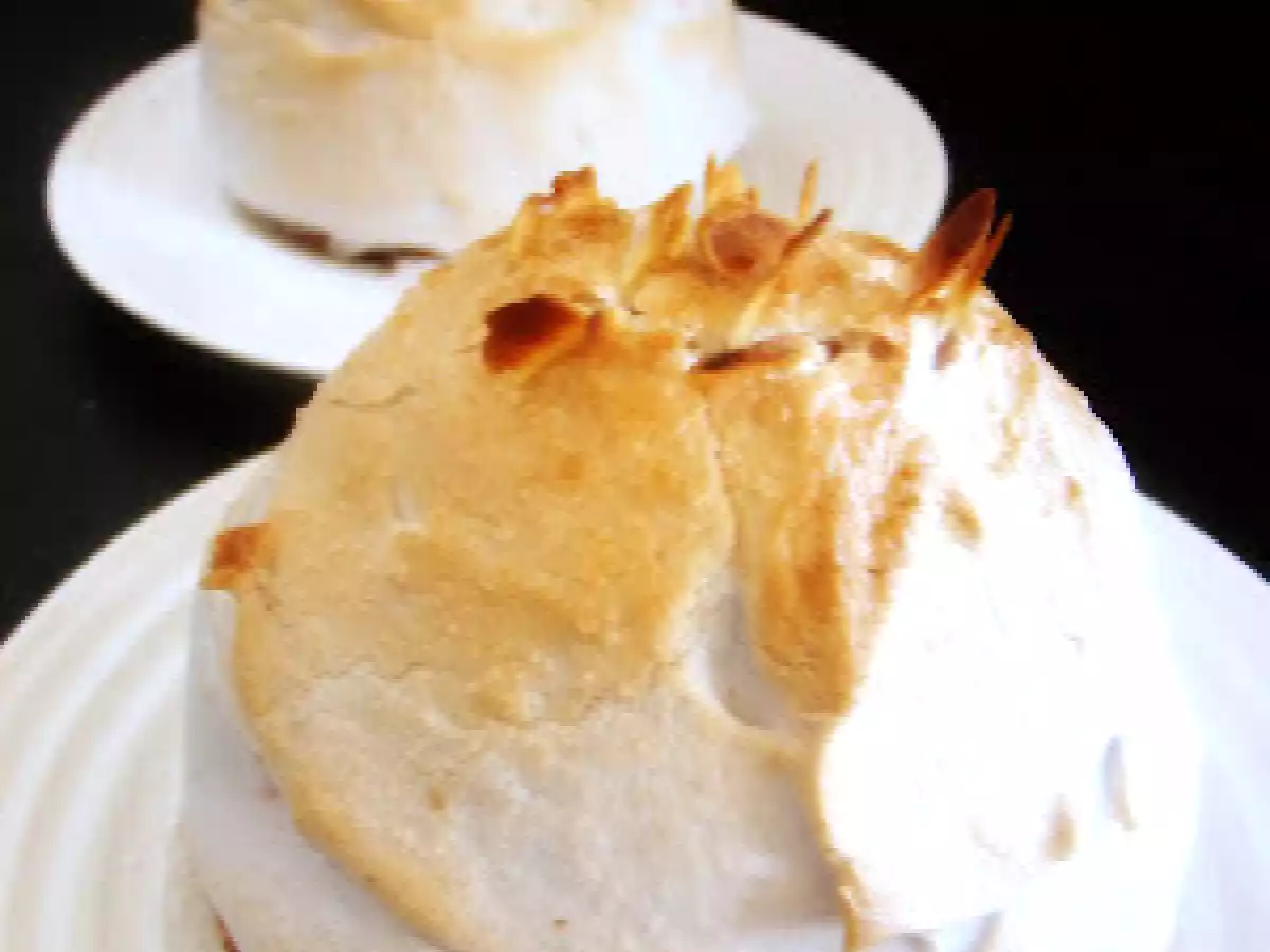 Meringue au coeur de citron et framboise.... - photo 4