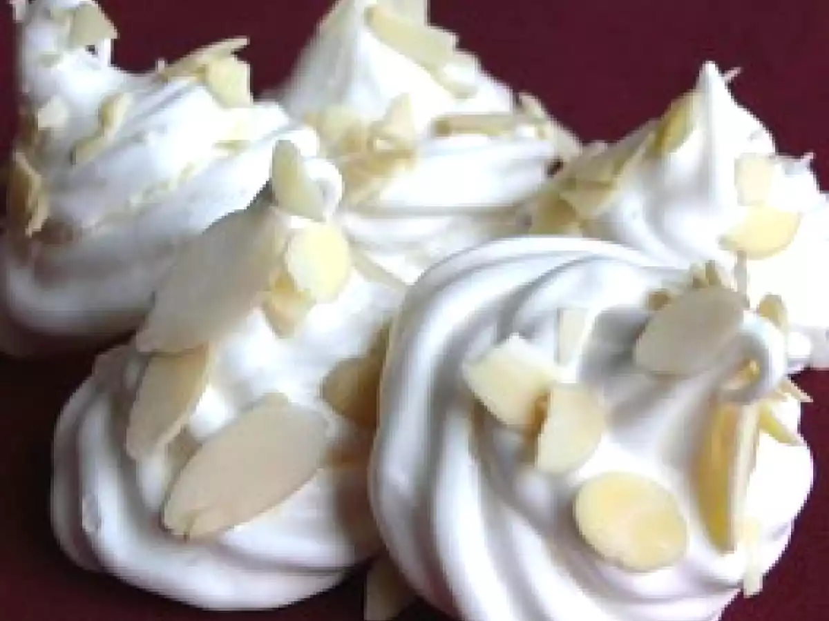 Meringues aux amandes ou à la noix de coco