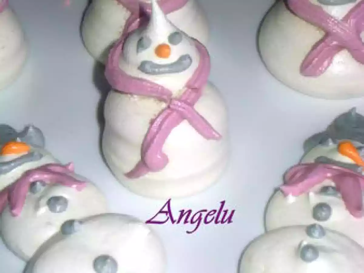 Meringues bonhommes de neige
