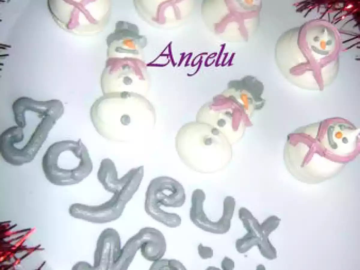 Meringues bonhommes de neige - photo 2