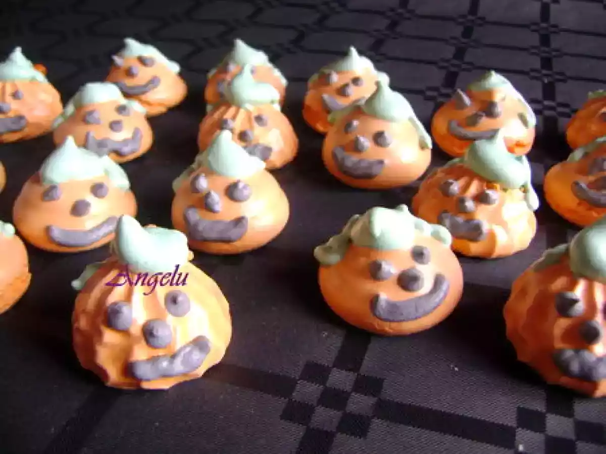 Meringues citrouilles