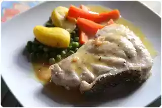 Recette de mérou grillé, sauce au beurre d'échalote