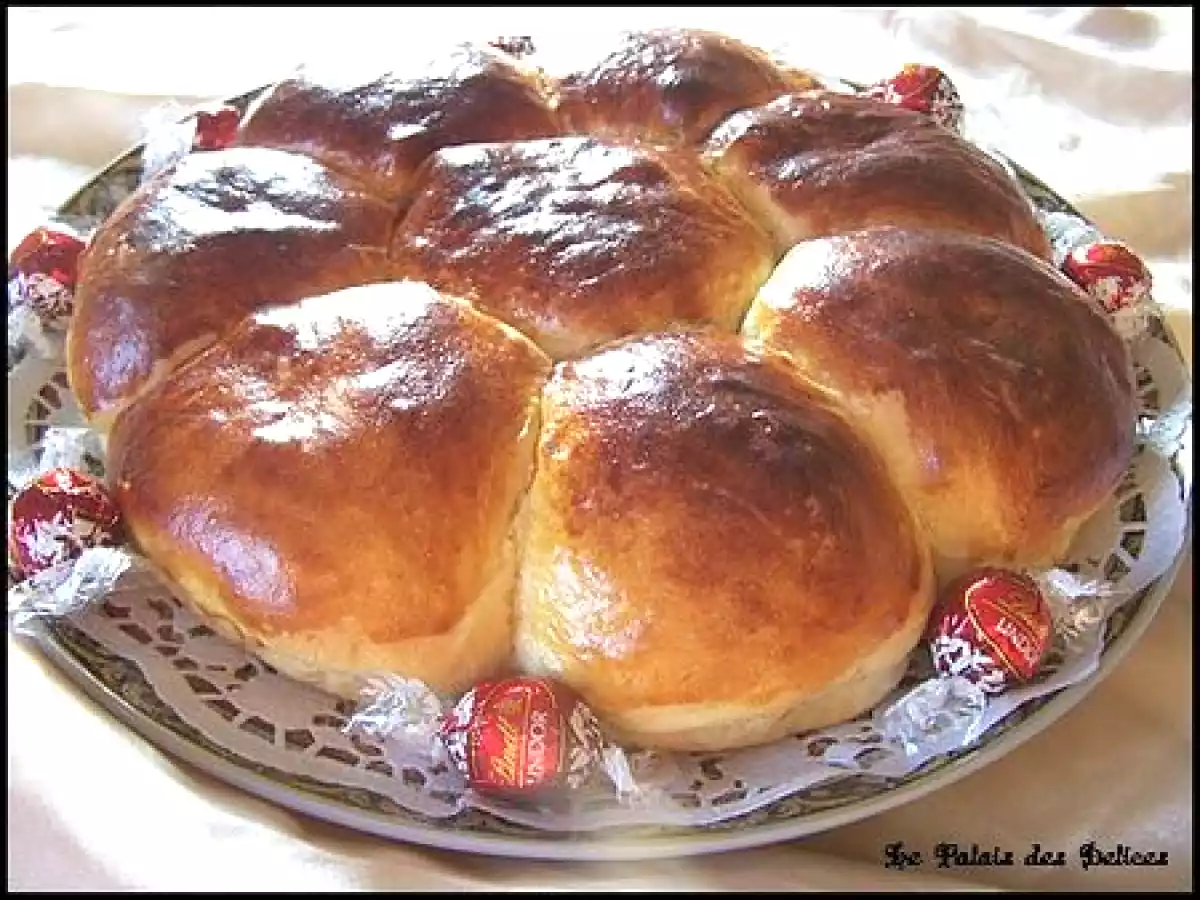 Merveilleuse brioche fourrée au Lindor