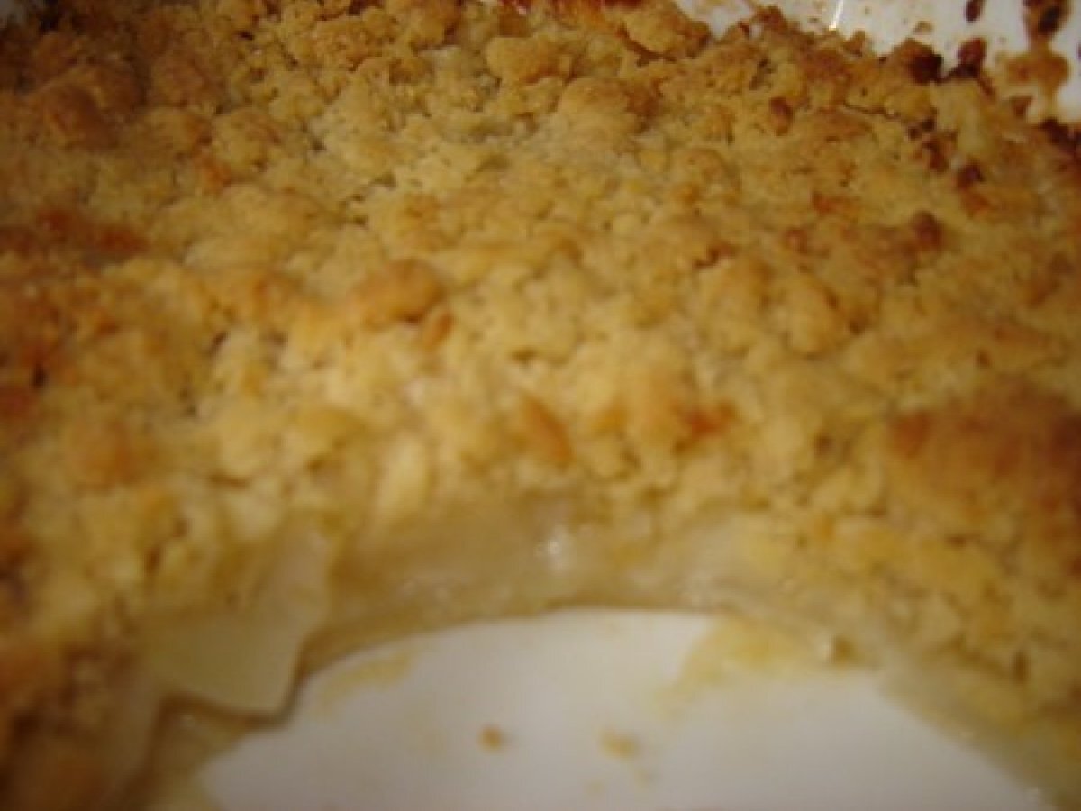 Merveilleux crumble aux pommes d'une desperate housewives... Recette
