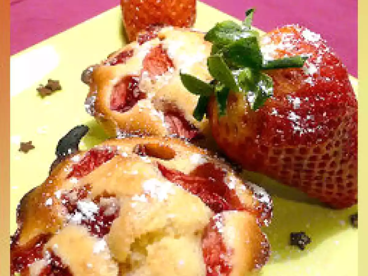 Merveilleux petits gateaux vanille-fraise! - photo 2