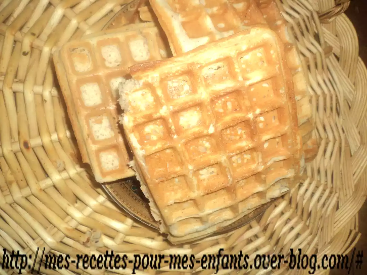 Mes gaufres à la farine de châtaigne façon chacha