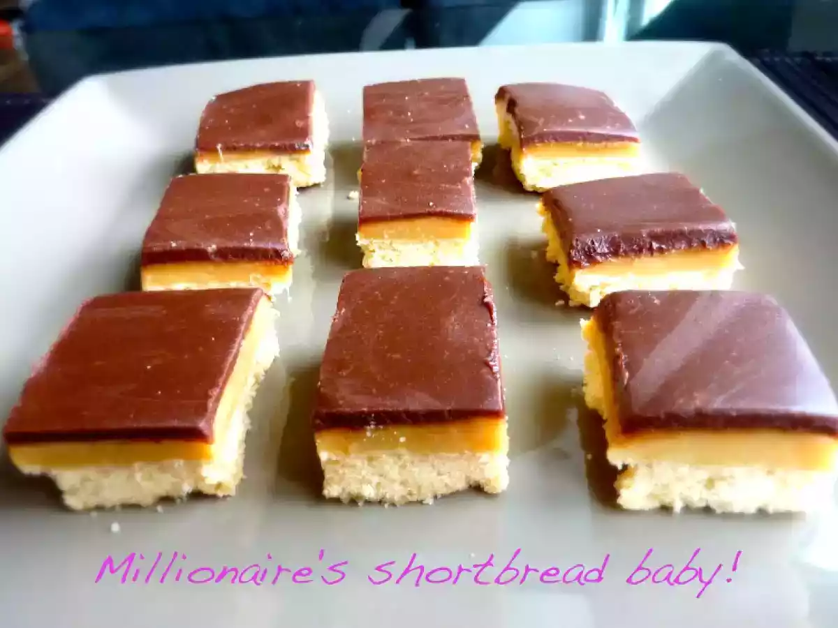 Mes millionaire's shortbread ou recette des Twix
