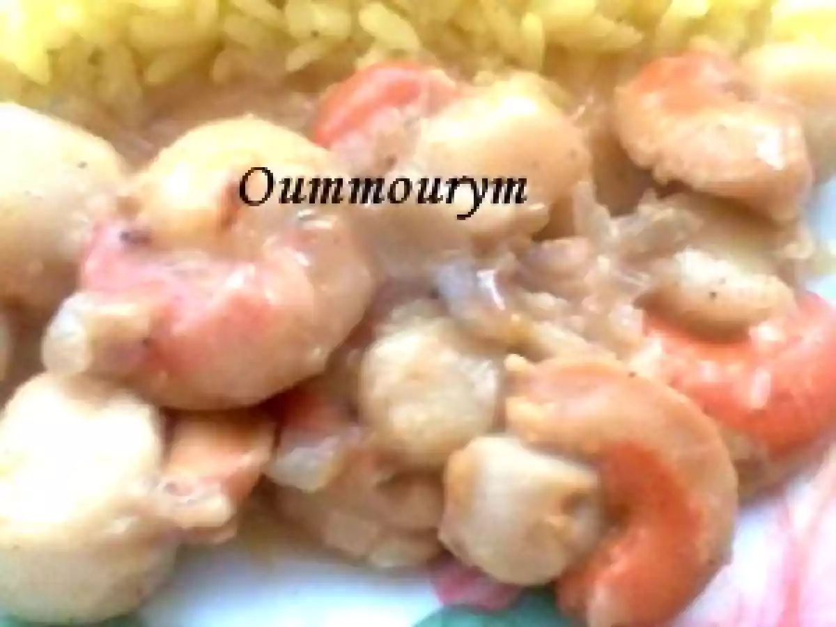 Mes noix de Saint Jacques au riz safrané - photo 3