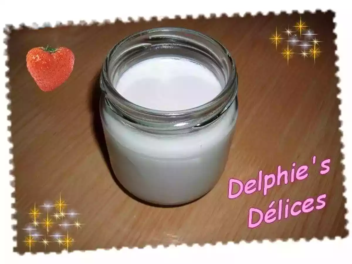 MES PREMIERS ... YAOURTS AU SIROP DE FRAISE