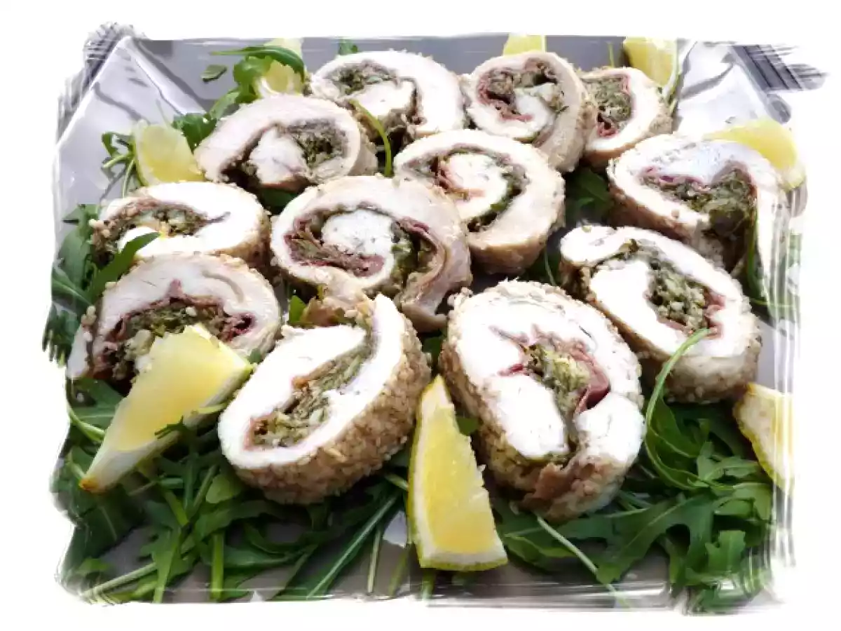 Mes roulades de poulet farcies à la roquette et jambon de parme.. - photo 2