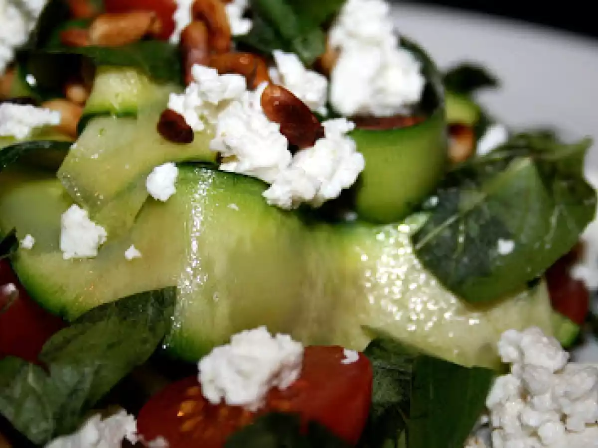 MES TAGLIATELLES DE COURGETTES A LA FETA ET AU CITRON ...... - photo 4