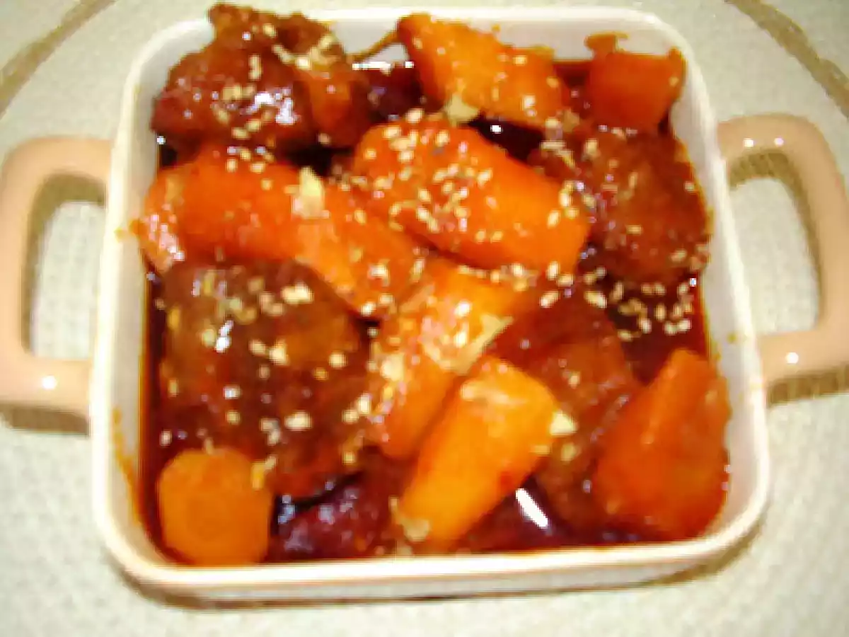 Methawma, ou ragout de veau aux carottes et au sésame - photo 2