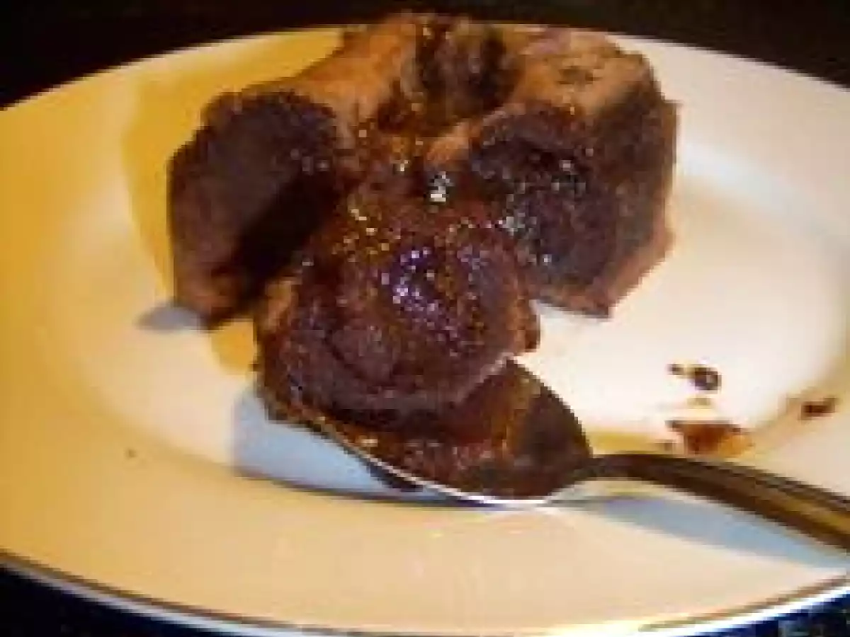 Mi-cuit chocolat au lait, coeur de Nutella - photo 2