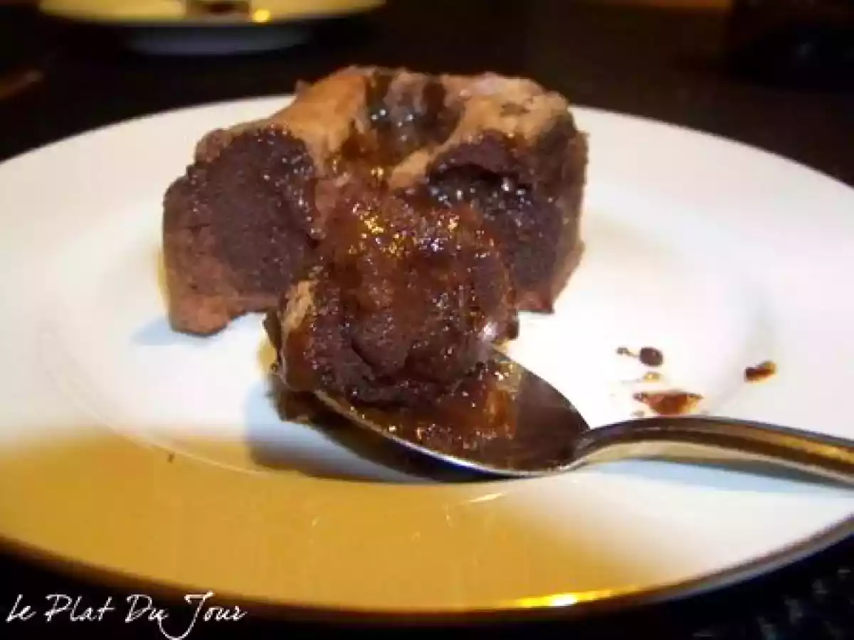 Mi-cuit chocolat au lait, coeur de Nutella - photo 4